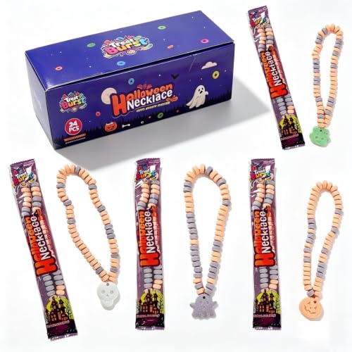 Halloween Candy Necklaces 24 PACK