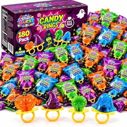 Halloween Candy Rings 180 PACK